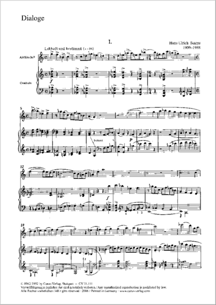 Dialoge Recorder scores gallery preview page 14