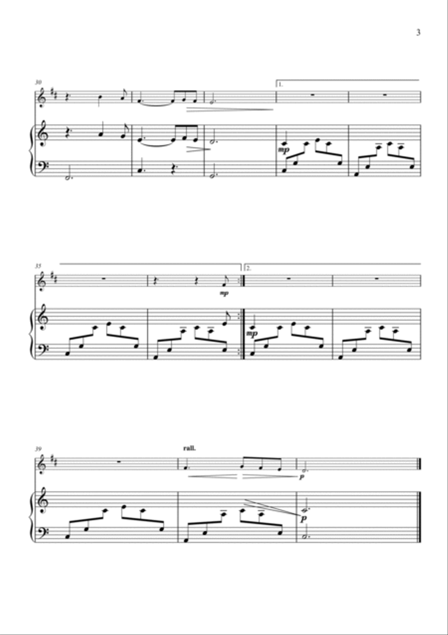 Hallelujah Trumpet Solo scores gallery preview page 4
