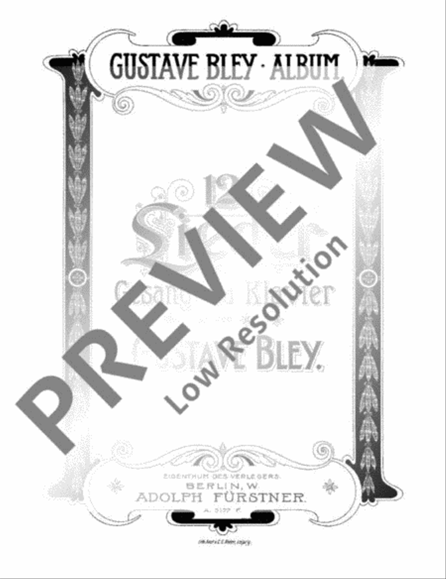 12 Lieder Voice Solo scores gallery preview page 2