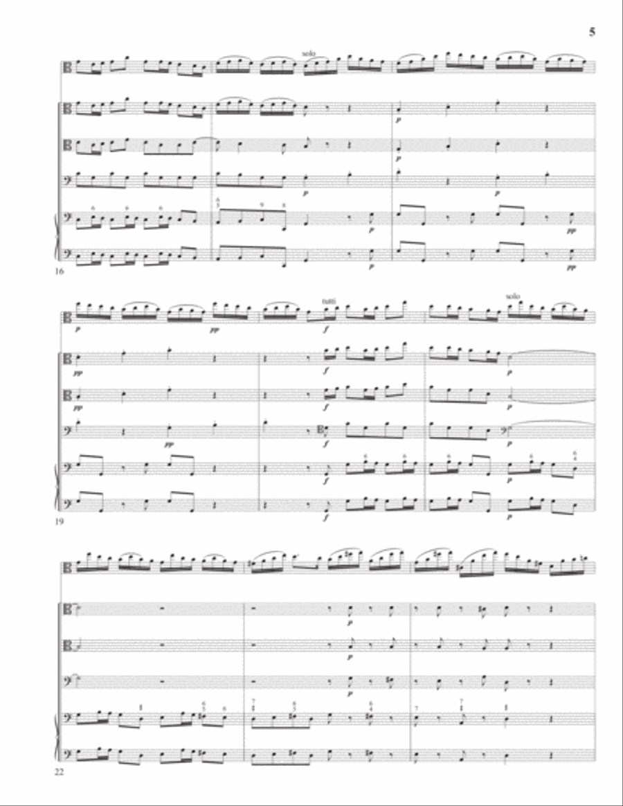 Concerto for Viola in C Major COMPLETE SET Cello scores gallery preview page 5