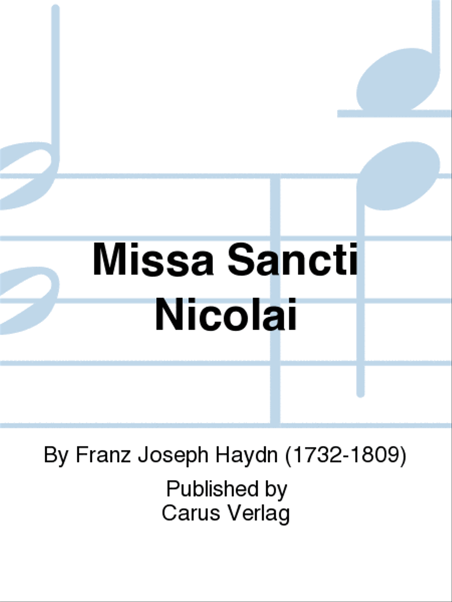 Nikolai Mass (Missa Sancti Nicolai) 4-Part scores gallery preview page 1