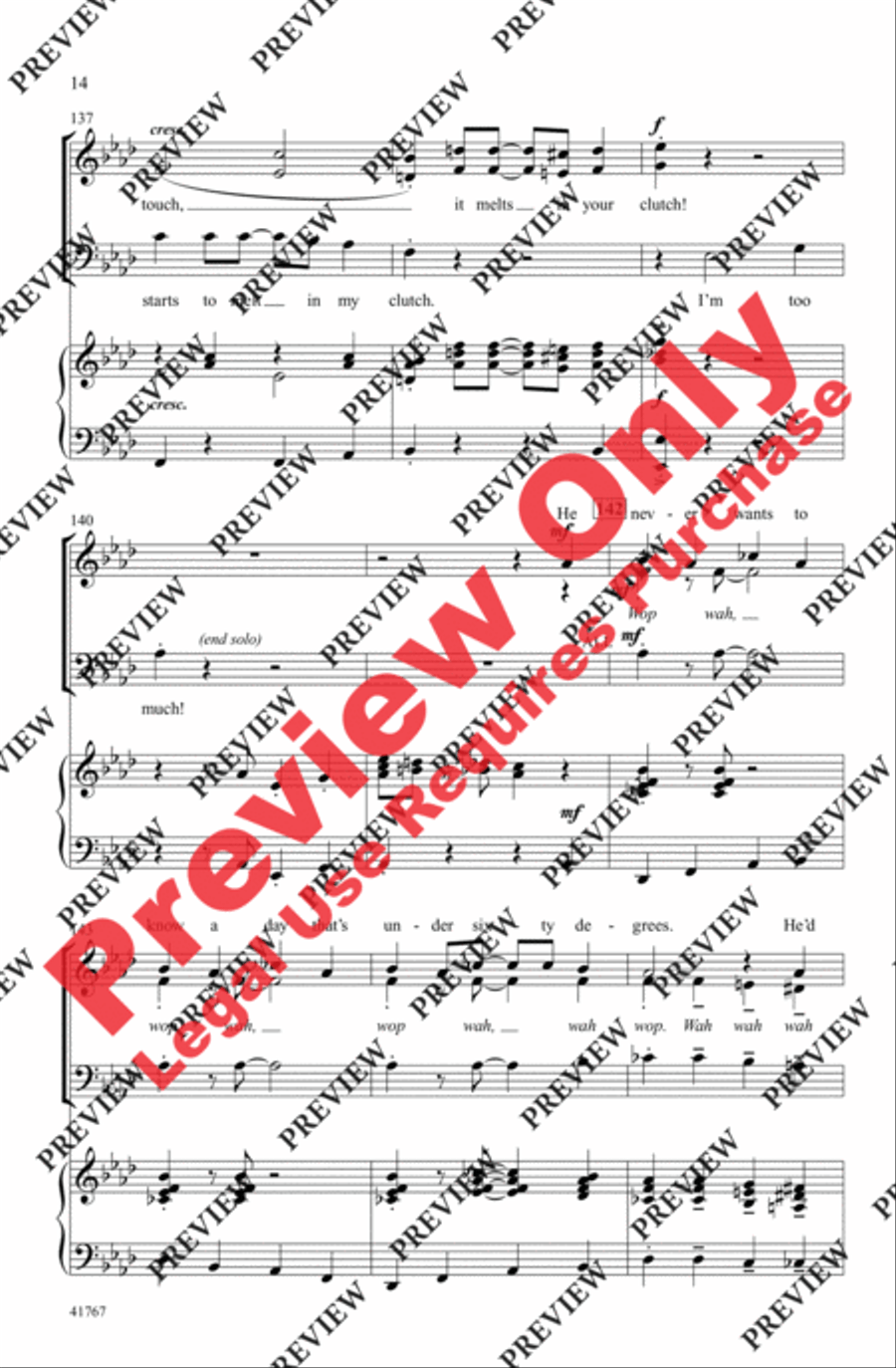 Cartoon Christmas Cartoon Christmas 3-Part scores gallery preview page 14