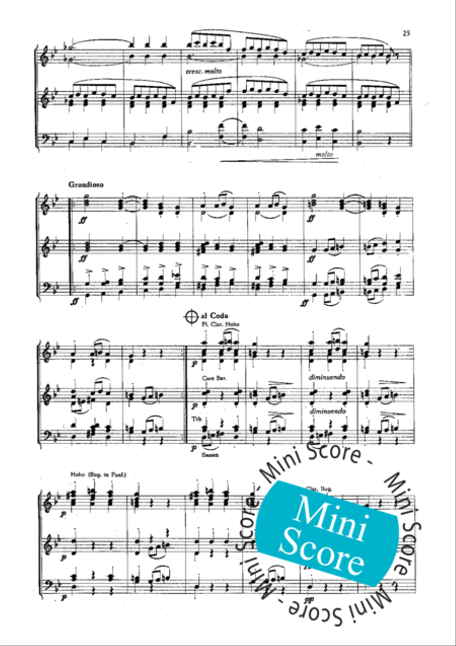 Slavische Dansen No 1,6 en 8 Concert Band scores gallery preview page 27