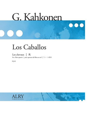 Book cover for Los Caballos for Flute Quartet