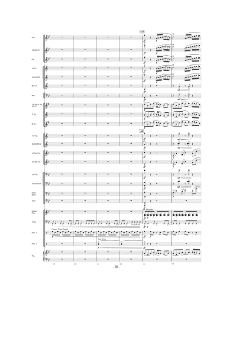 Promising Skies Concert Band scores gallery preview page 27