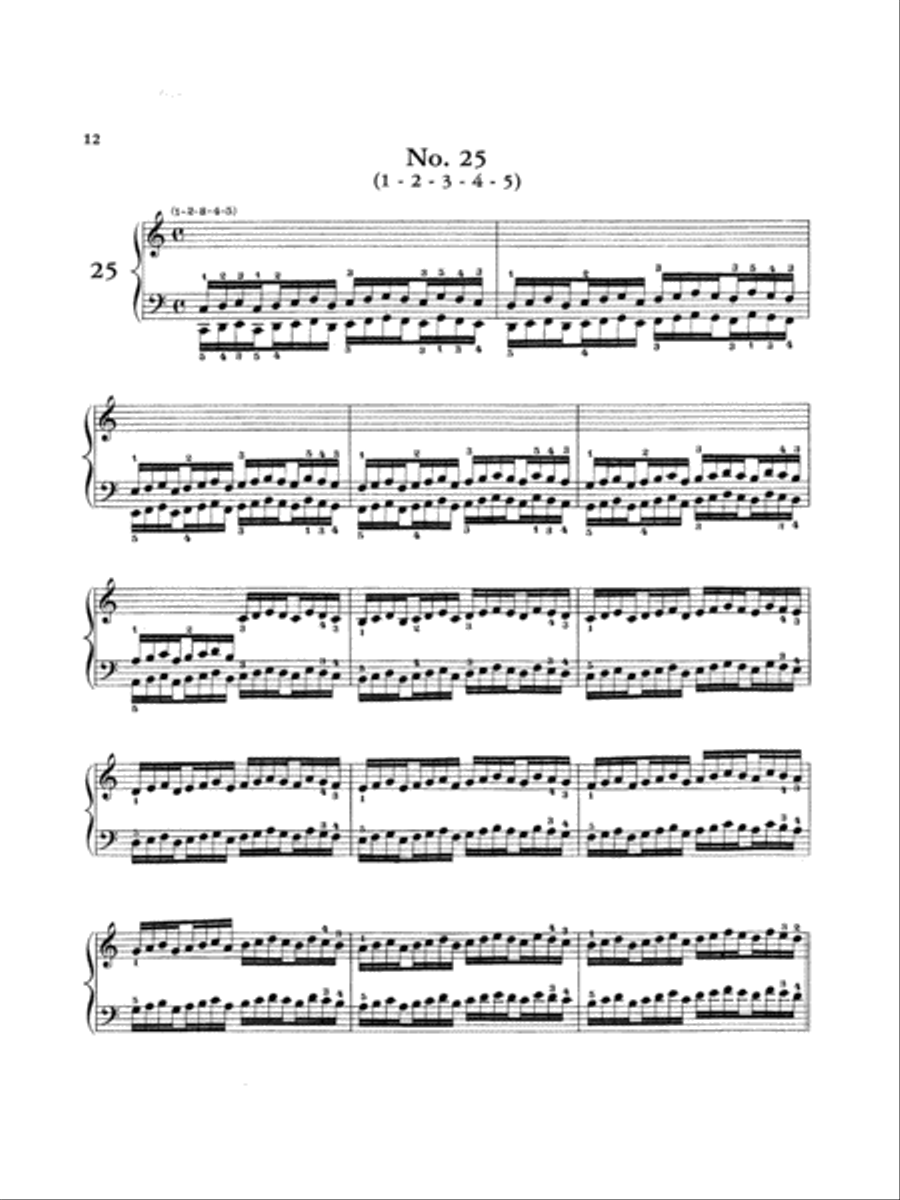 Hanon: The Virtuoso Pianist (Volume II) Piano Solo scores gallery preview page 1