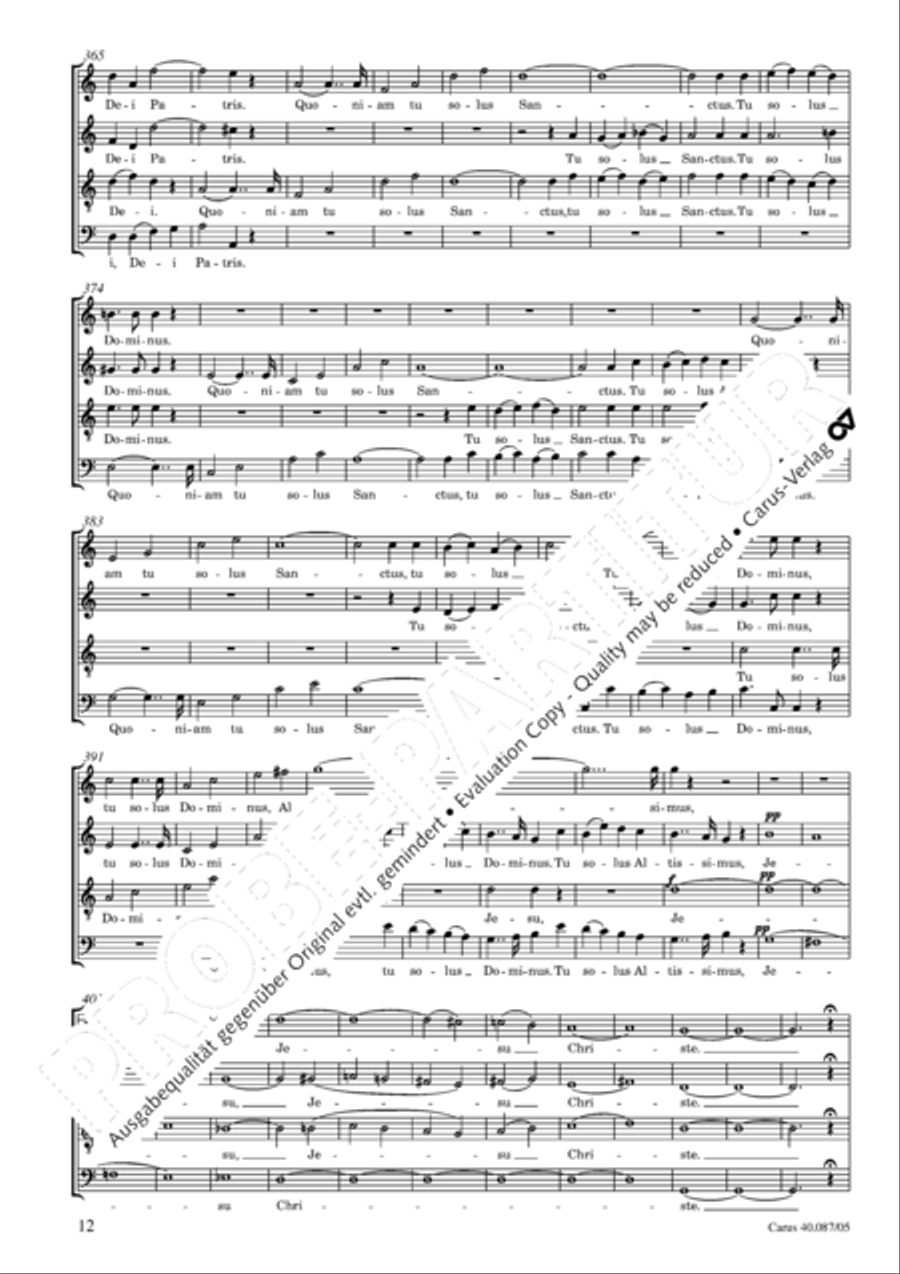Messe solenelle in G 4-Part scores gallery preview page 13