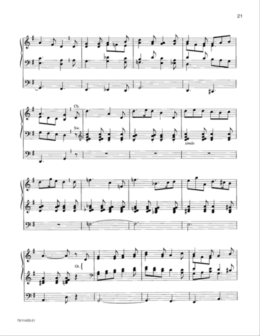 Christmas Pipings Organ Solo scores gallery preview page 11