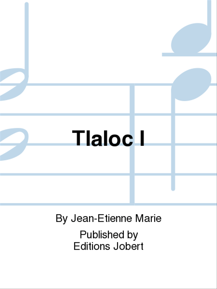 Tlaloc I Orchestra scores gallery preview page 1