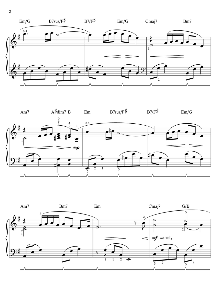 Miracles (arr. Phillip Keveren) by Kenny G Easy Piano - Digital Sheet Music page 2