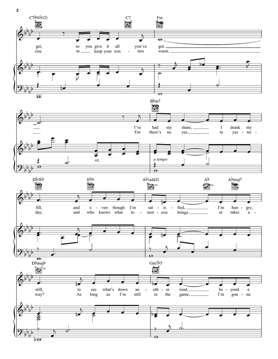 Here's To Life Guitar scores gallery preview page 2