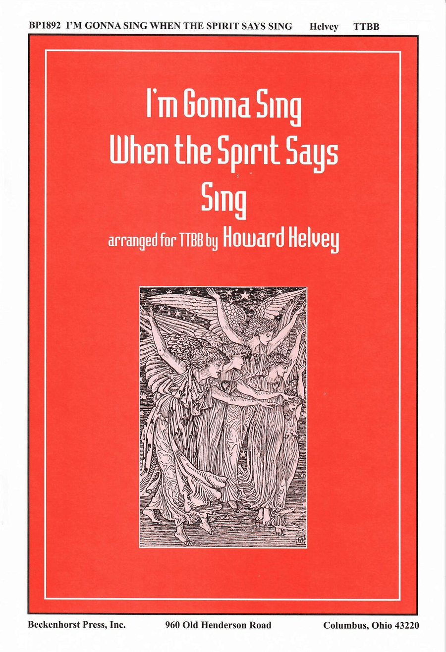 I'm Gonna Sing When the Spirit Says Sing - TTBB TTBB scores gallery preview page 1