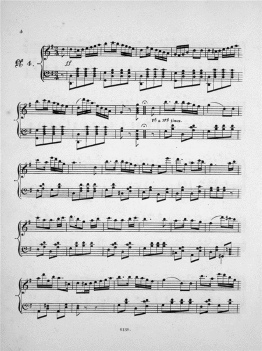 The Boys of Merry England. Quadrilles Piano Solo scores gallery preview page 5