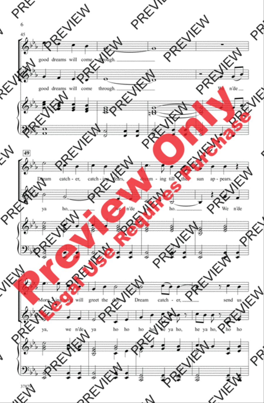Dream Catcher Dream Catcher 2-Part scores gallery preview page 6