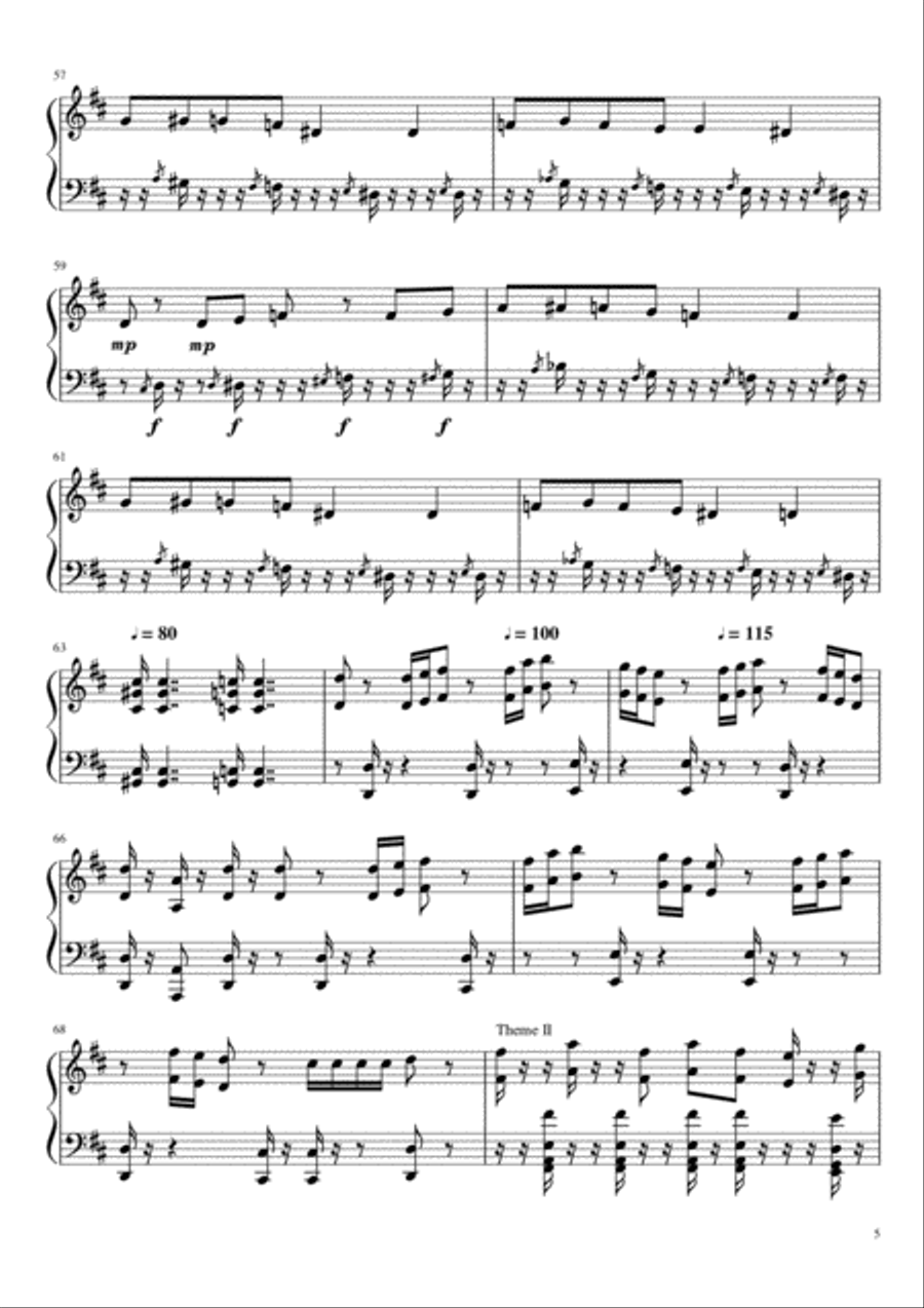 MEP Project (A grade) 1st submission -- Learn how to be creative when composing Piano Solo scores gallery preview page 5