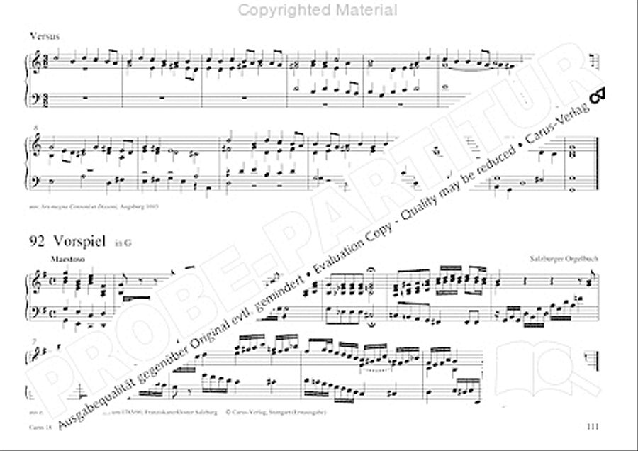 Organo pleno. Orgelstucke zum Ein- und Auszug Organ Solo scores gallery preview page 119