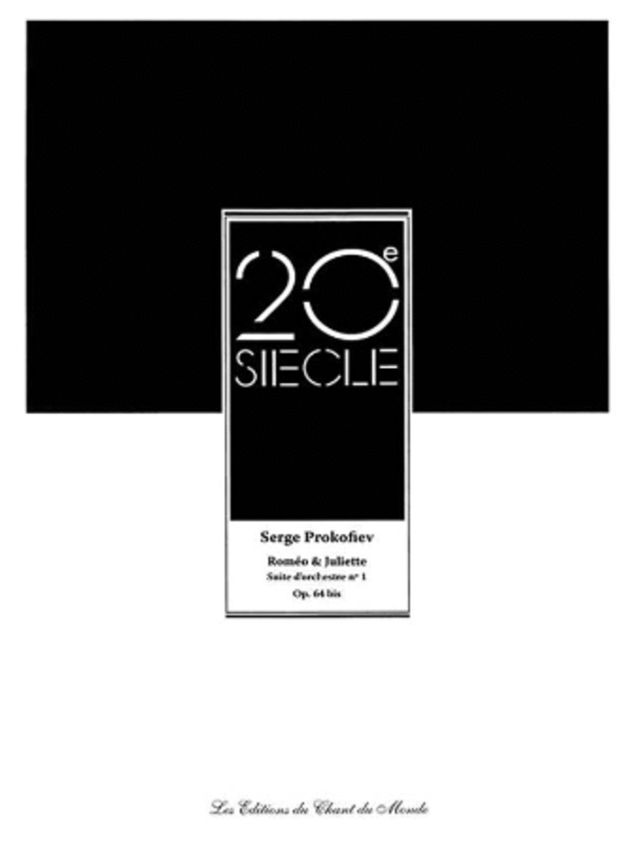 Romeo Et Juliet Suite D'orchestre No. 1 Op.64bis Orchestra scores gallery preview page 1