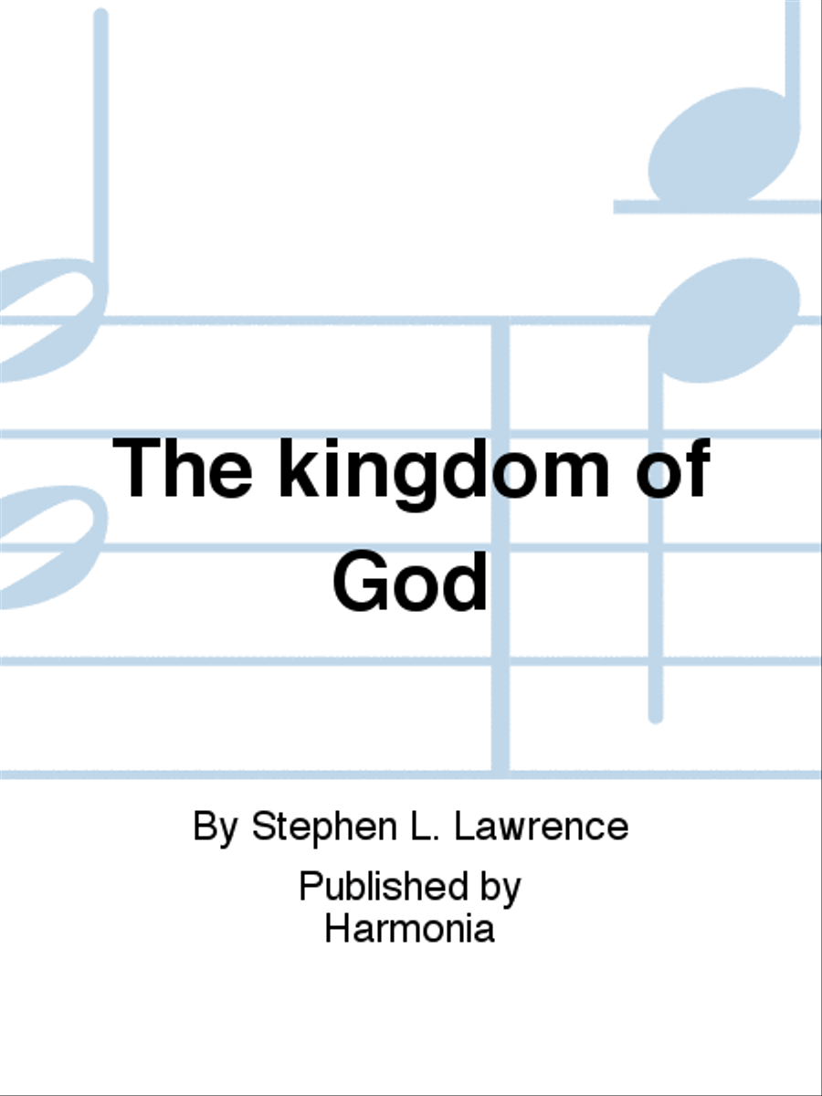 The kingdom of God 4-Part scores gallery preview page 1