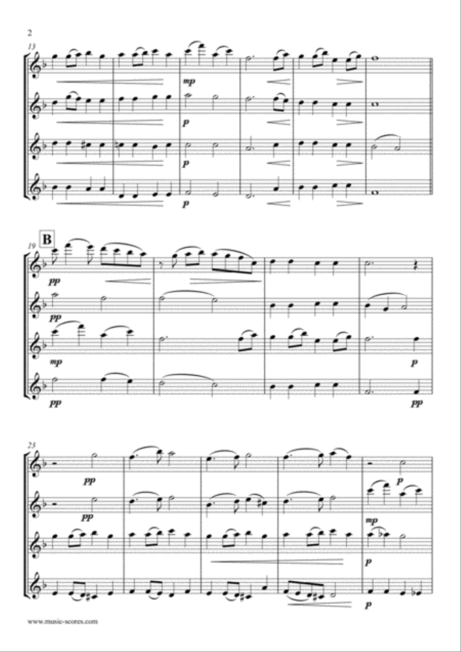 Still, Still, Still - 4 Flutes Flute Quartet scores gallery preview page 2