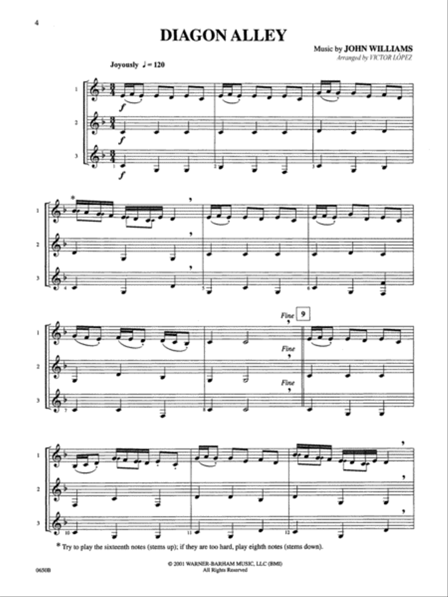 Harry Potter and the Sorcerer's Stone - Horn Horn scores gallery preview page 4