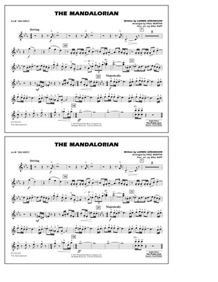 Book cover for The Mandalorian (from Star Wars: The Mandalorian) (arr. Paul Murtha) - 1st Bb Trumpet
