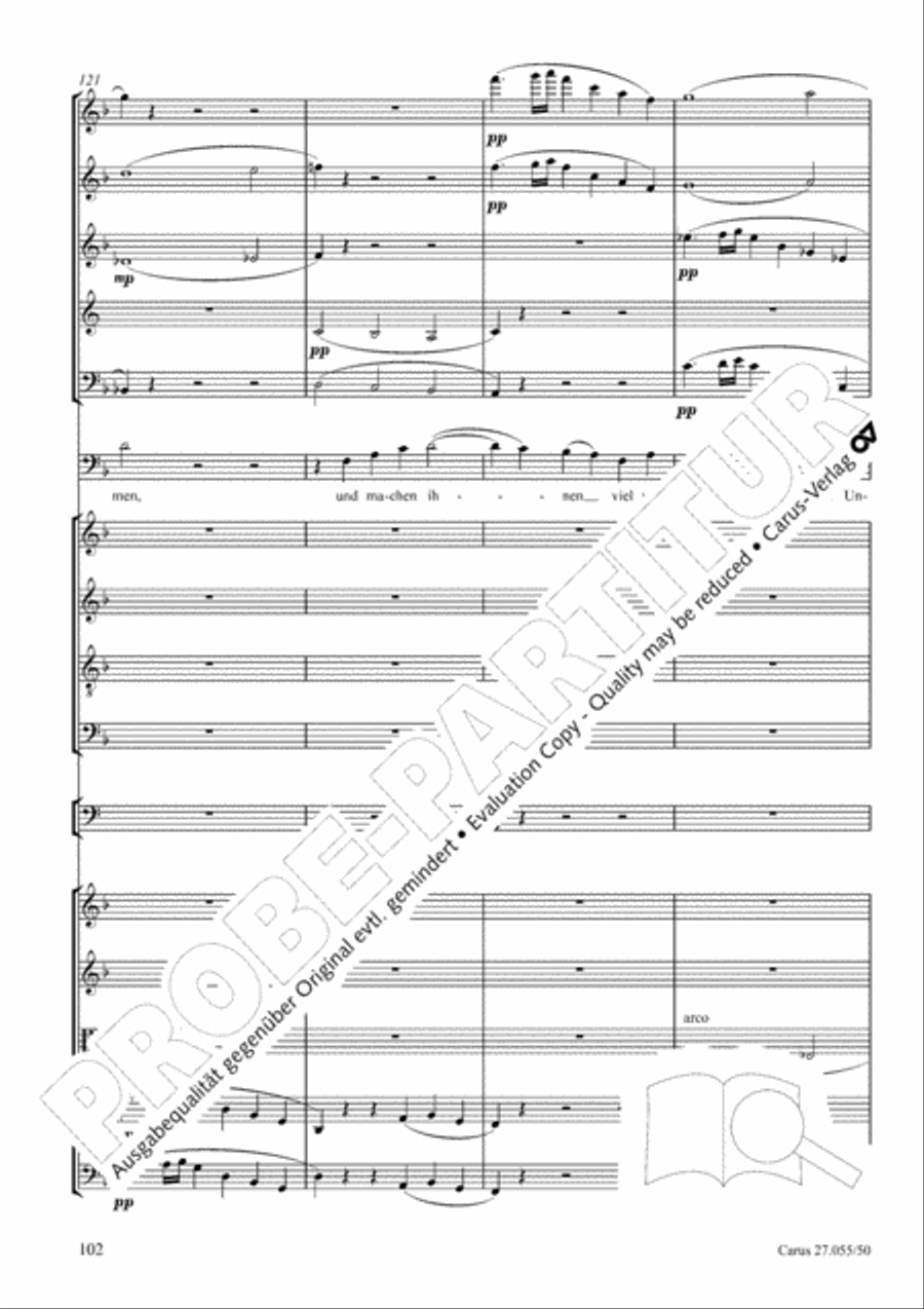 Ein Deutsches Requiem (German Requiem) 4-Part scores gallery preview page 109