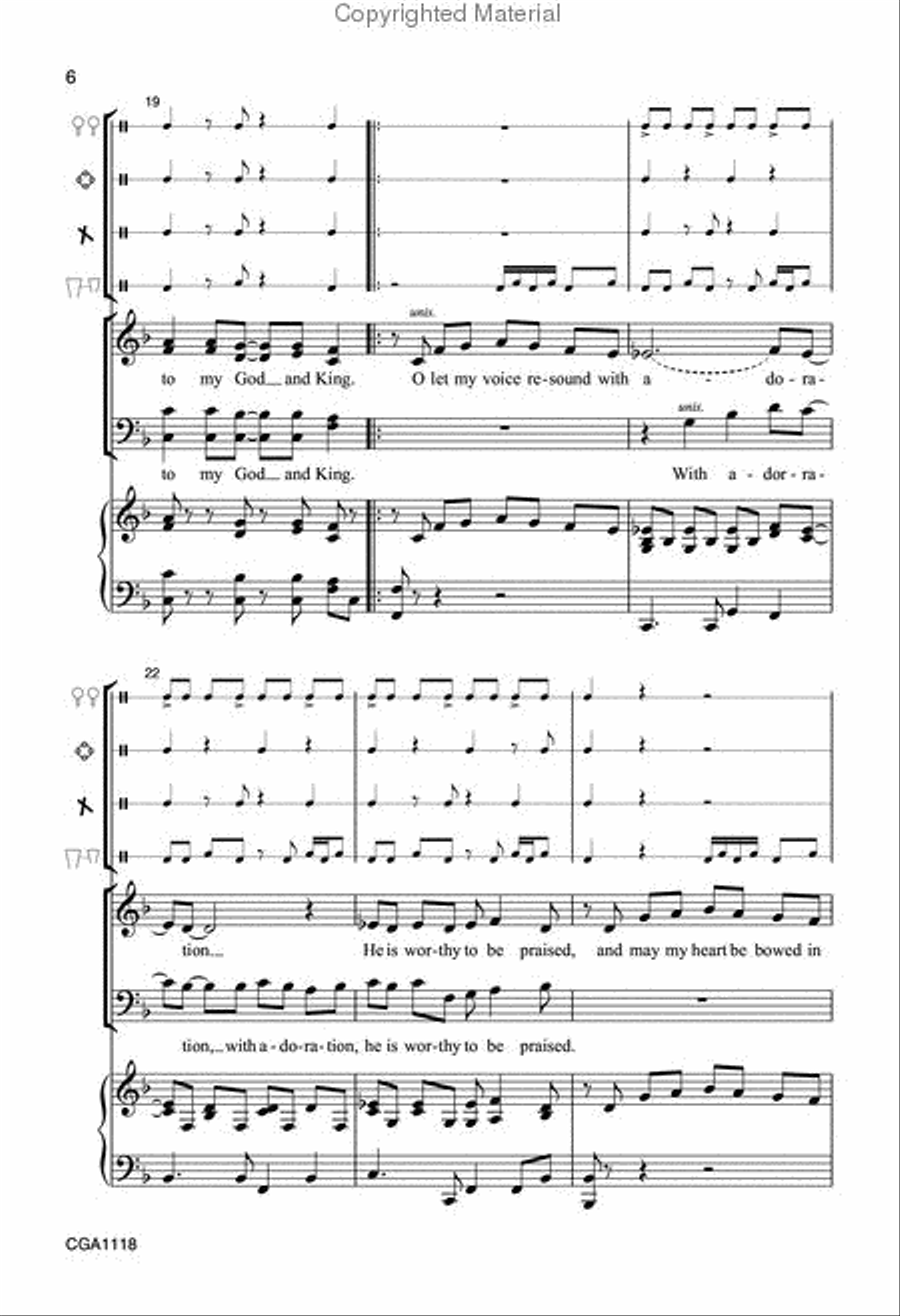Bless the Lord, My Soul Bless the Lord, My Soul 4-Part scores gallery preview page 5