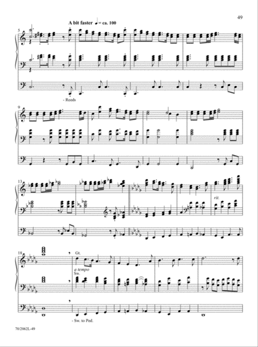 The Sacred Organ Library, Vol. 2 Organ Solo scores gallery preview page 29