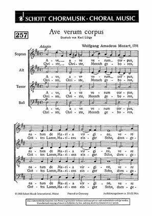 Mozart Wa Ave Verum Corpus (ep)