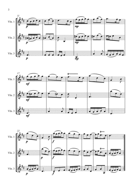 Trio Sonata - Violin Trio image number null