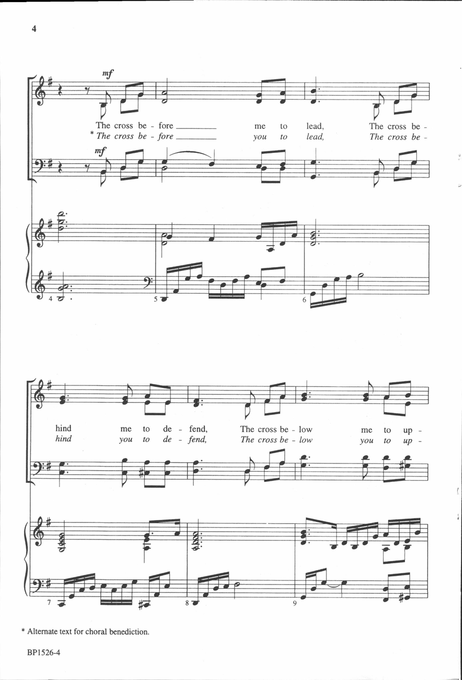 The Cross The Cross 4-Part scores gallery preview page 3