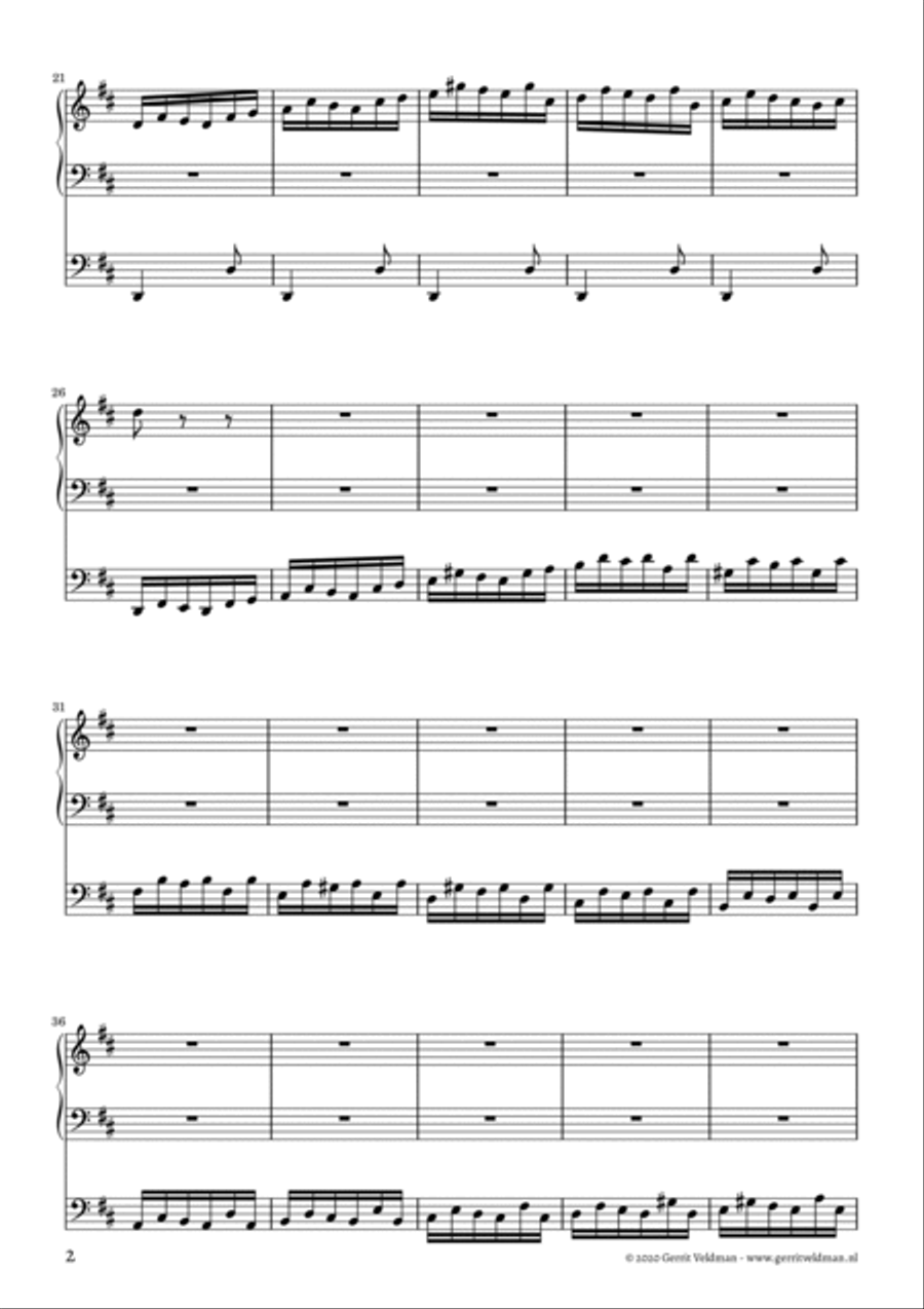 Psalm 150 (toccata) Psalm 150 (toccata) Organ Solo scores gallery preview page 2