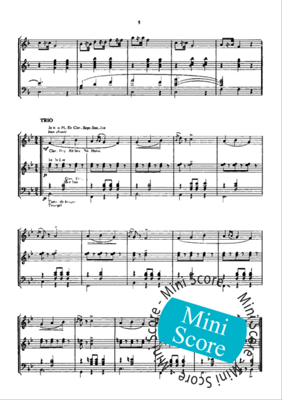 La Czarine Concert Band scores gallery preview page 7