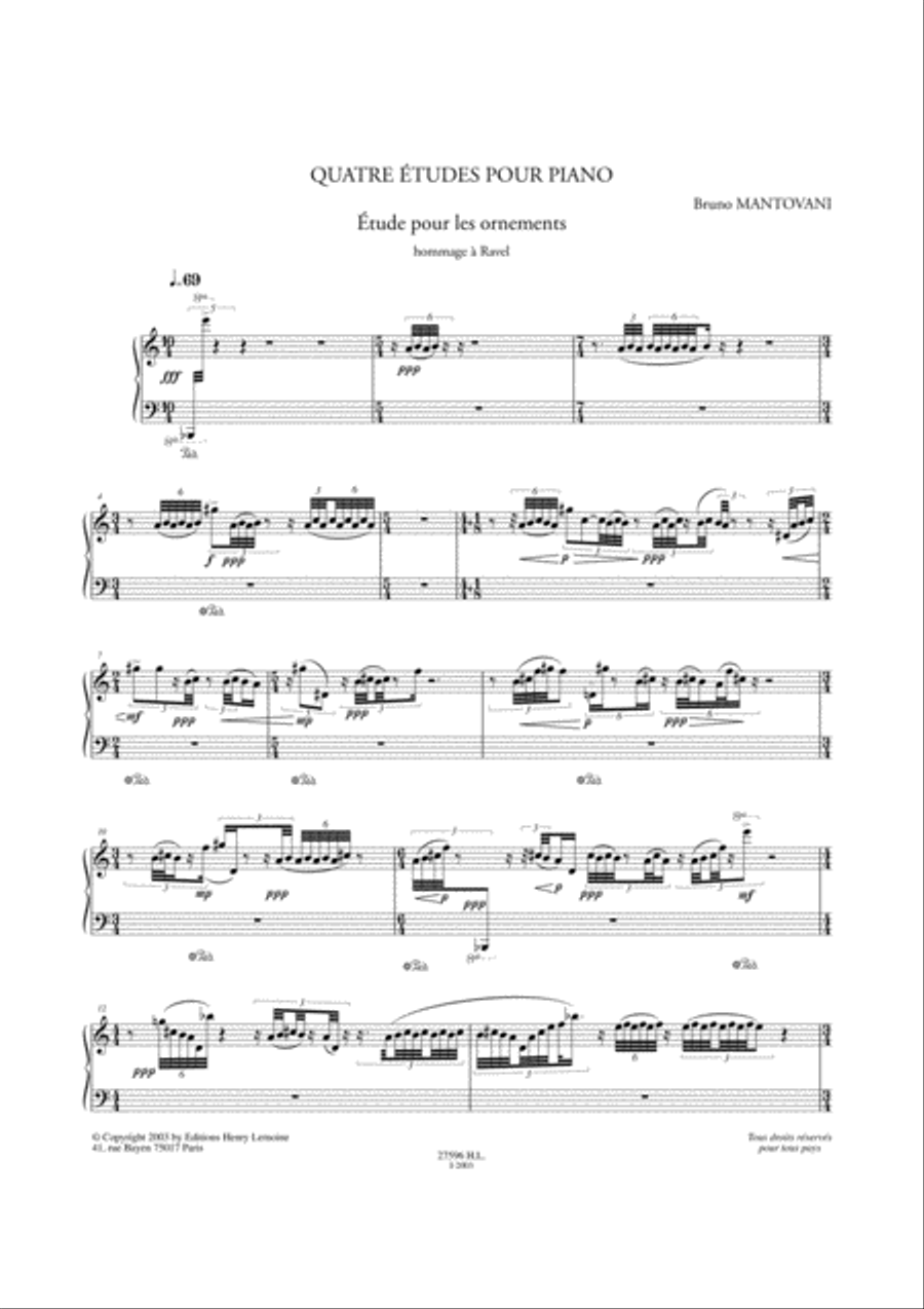 Etudes (4) Piano Method scores gallery preview page 2