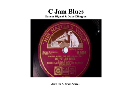 C Jam Blues for Brass Quintet ''Jazz for 5 Brass Series'' image number null