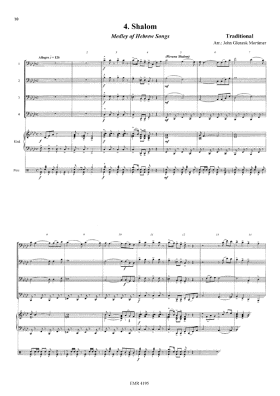 Quartets Volume 2 Euphonium Quartet scores gallery preview page 6