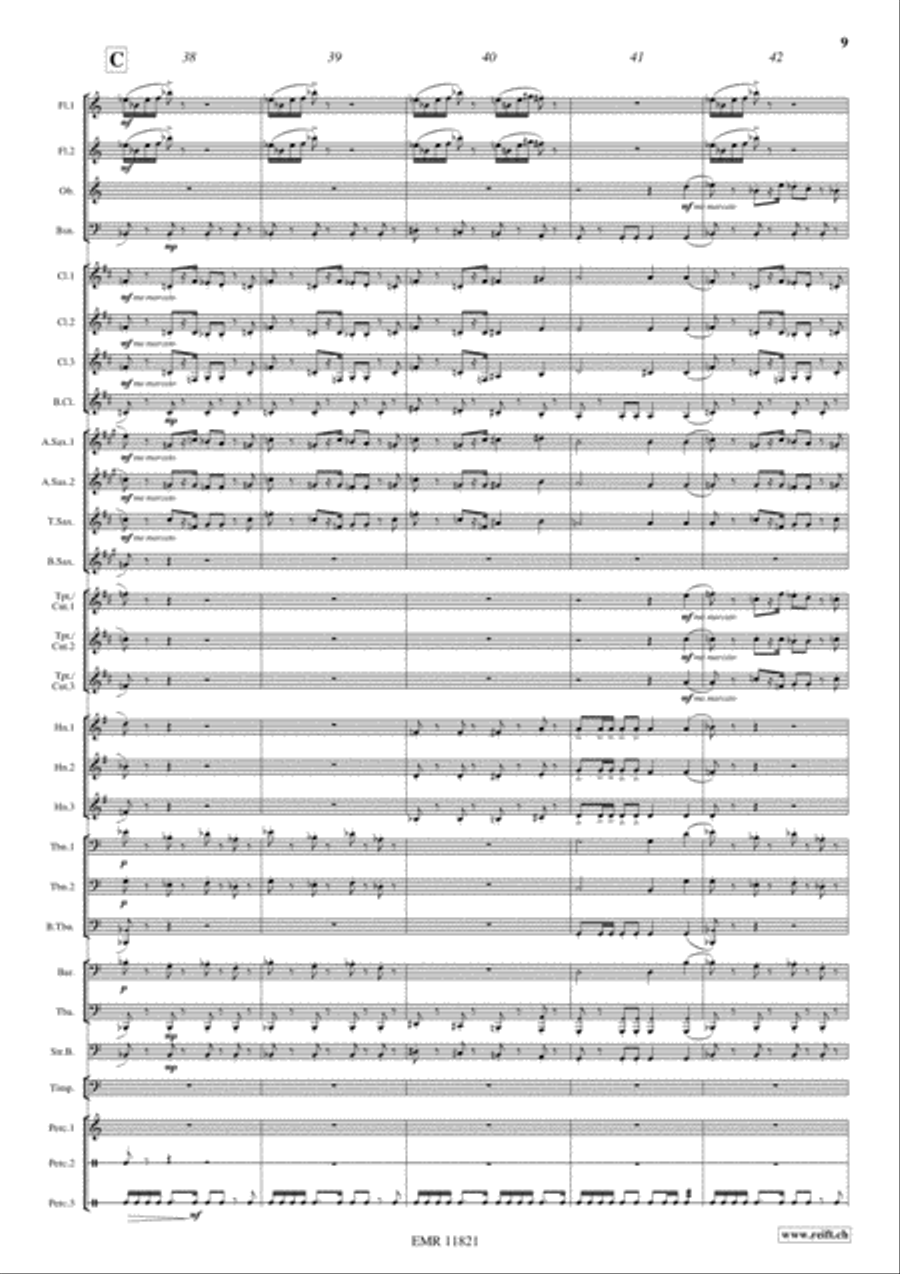 King Solomon's Mines Concert Band scores gallery preview page 10