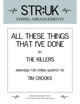 Book cover for All These Things That I've Done