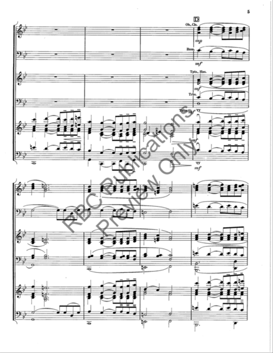Pavane (Score) Full Orchestra scores gallery preview page 6