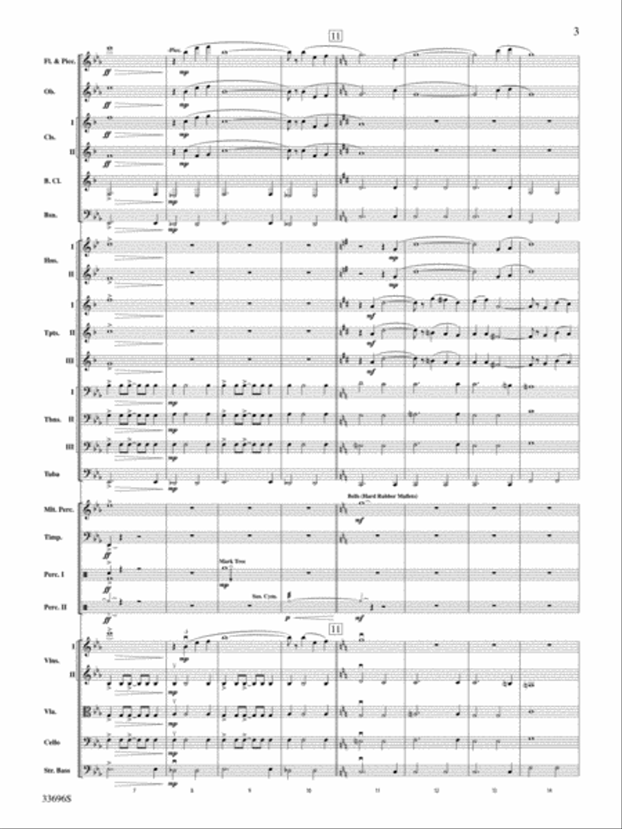 Sound Innovations Fanfare Full Orchestra scores gallery preview page 3