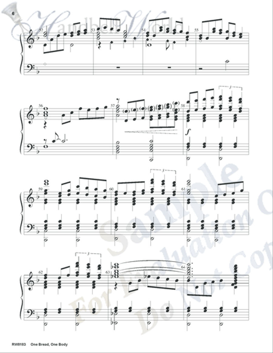 One Bread One Body 5-Octaves scores gallery preview page 5