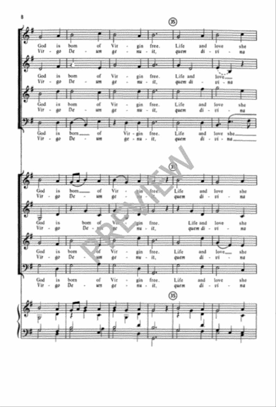 Joseph, lieber, Joseph mein 4-Part scores gallery preview page 9