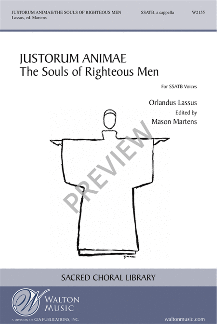Justorum Animae (The Souls Of Righteous Men) SSATB scores gallery preview page 2