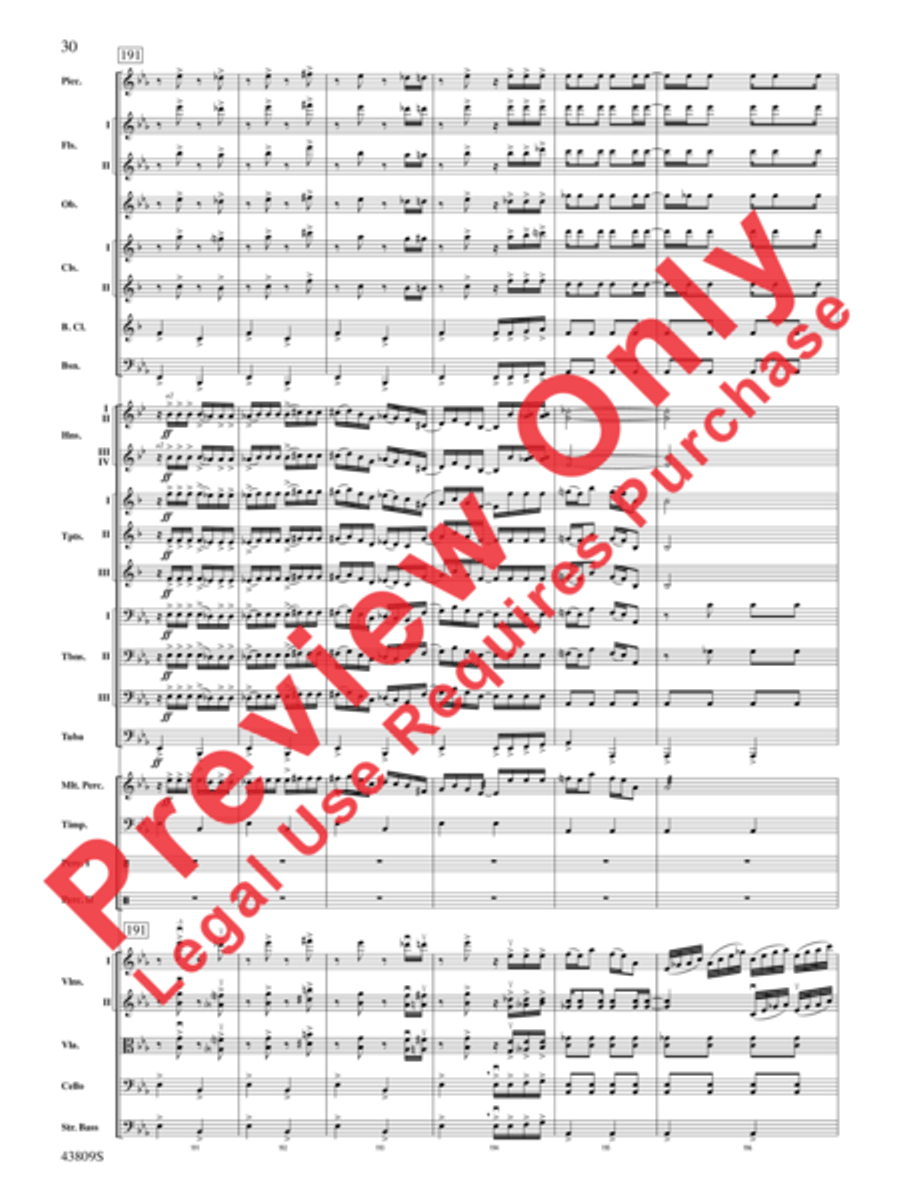 Gershwin by George! Full Orchestra scores gallery preview page 31