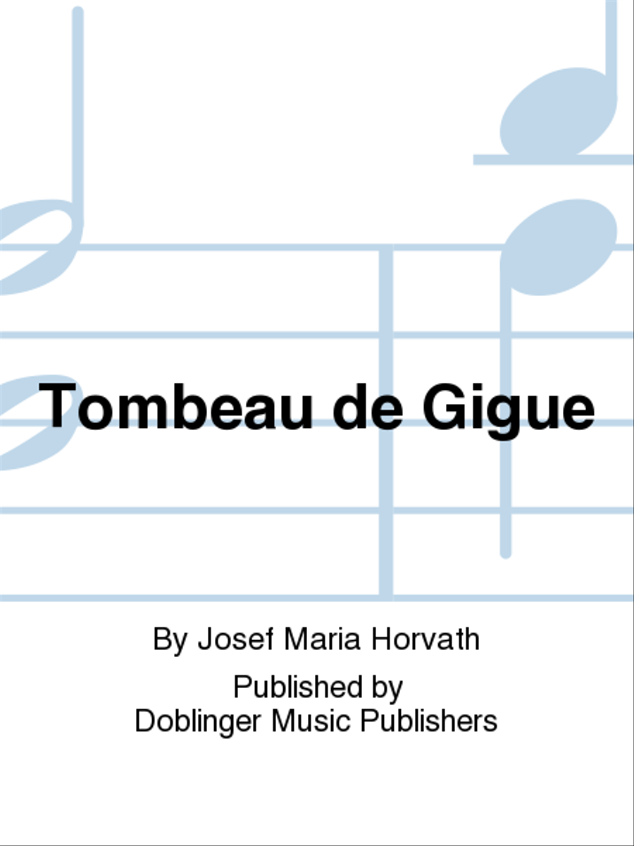 Tombeau de Gigue Orchestra scores gallery preview page 1