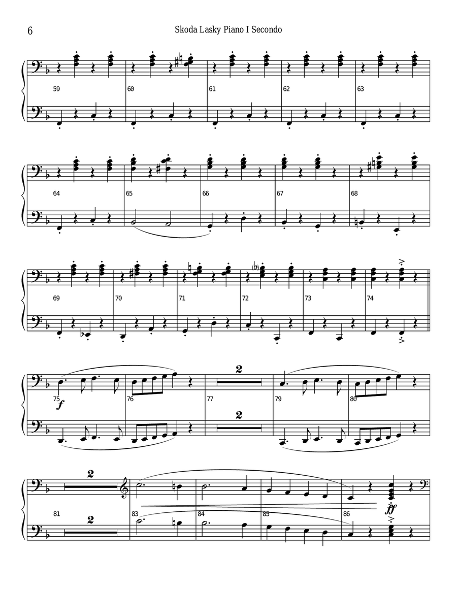 Skoda Lasky Small Ensemble scores gallery preview page 6