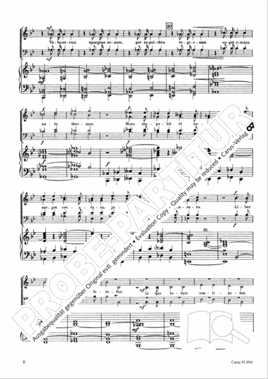 Requiem 4-Part scores gallery preview page 9