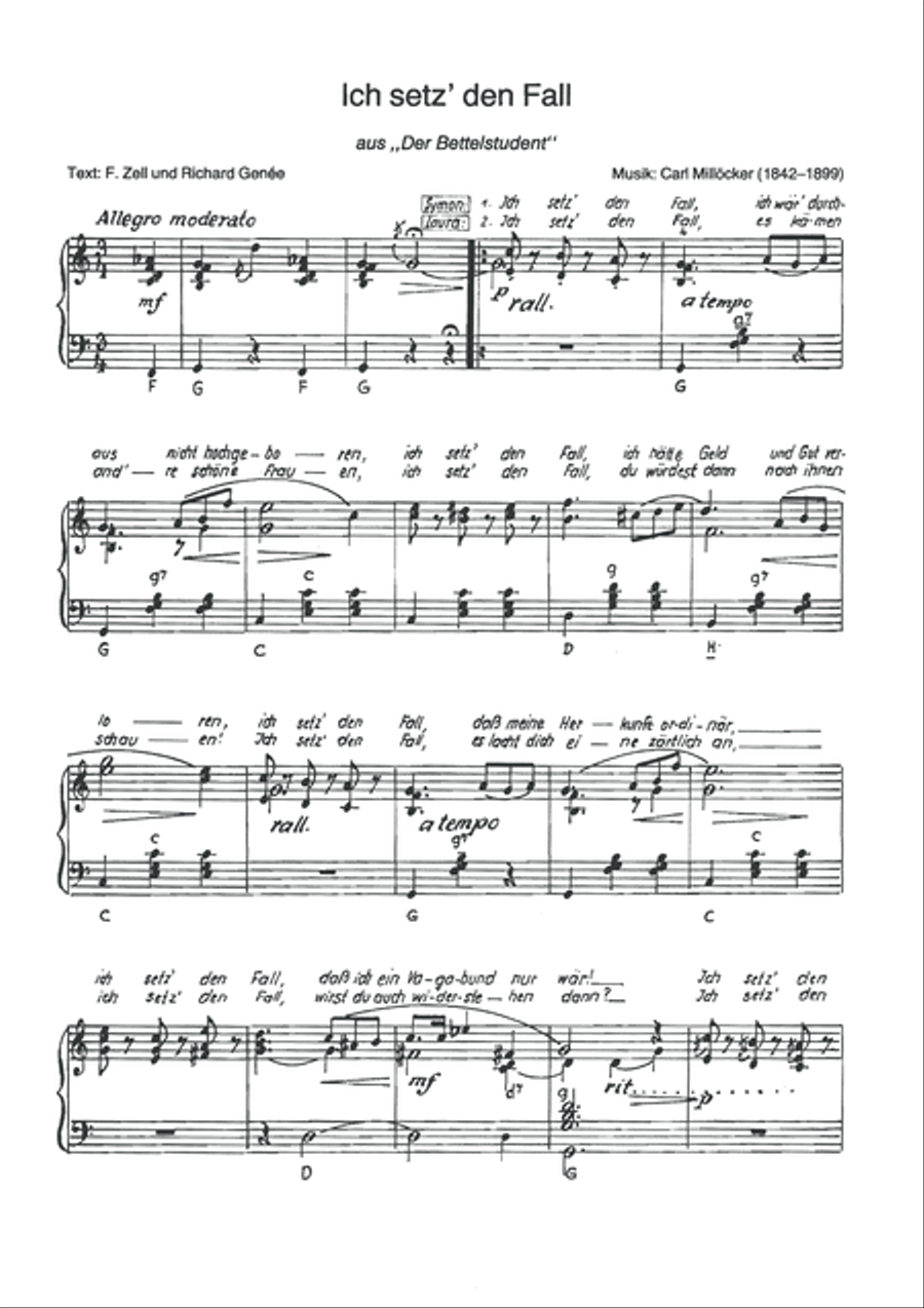 Ich setz' den Fall Voice scores gallery preview page 3