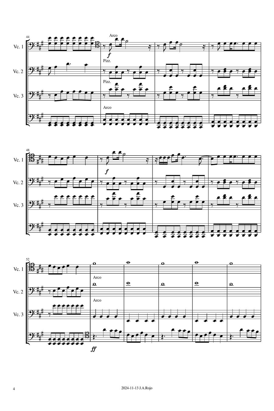 Somewhere Only We Know Somewhere Only We Know String Quartet scores gallery preview page 4