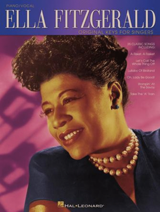 Book cover for Ella Fitzgerald – Original Keys for Singers